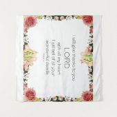 Schrift Psalm 9, Florin Wandteppich (Vorderseite (Horizontal))