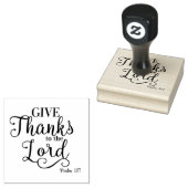 Schrift Psalm Danken an den Herrn Gummistempel (Stempel)