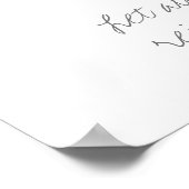 Schrift Psalms 40:16 Bibelverse Poster (Ecke)