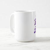 Schrift - Tasse (Vorderseite Links)