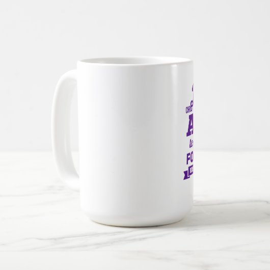 Schrift - Tasse (Vorderseite Links)
