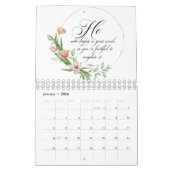 Schrift und Blume Kalender (Jan 2026)