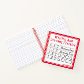 Schrift und Zeichn am Roten Platz Notizblock (Innenseite)