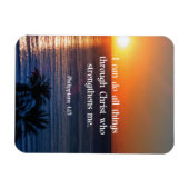 Schrift Vers, Philippinen 4:13 Magnet (Horizontal)