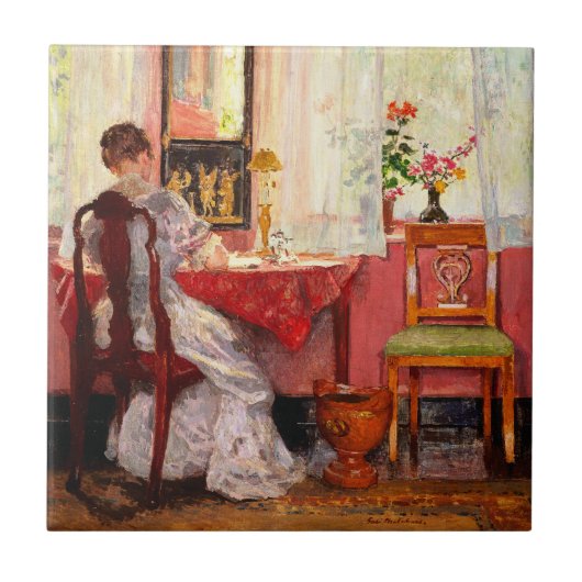 Schrift von Gari Melchers, Fliese (Vorderseite)