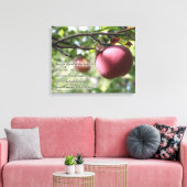 Schrift Wall Art Apple mit Fruit of the Spirit Leinwanddruck (Insitu (Wohnzimmer))