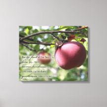 Schrift Wall Art Apple mit Fruit of the Spirit