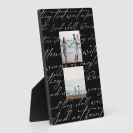 Schrift wartet auf das Lord Two-Foto Fotoplatte