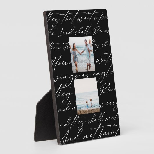 Schrift wartet auf das Lord Two-Foto Fotoplatte (Seite)