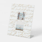 Schrift wartet auf das Lord Two-Foto Sockelschild (Vorderseite)