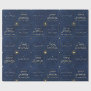 Schrift Weihnachten Geschenkpapier KJV Verse