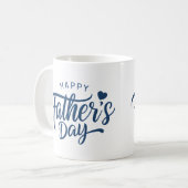 Schrift zum Vatertag Kaffeetasse (Vorderseite Links)