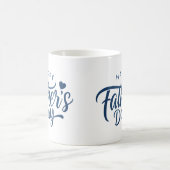 Schrift zum Vatertag Kaffeetasse (Mittel)