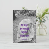 Schrift zur Förderung der Flachgrüßkarte (Stehend Vorderseite)