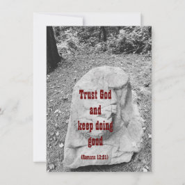 Schrift zur Förderung der Flachgrüßkarte