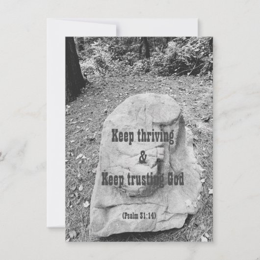 Schrift zur Förderung der Flachgrüßkarte (Vorderseite)