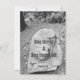 Schrift zur Förderung der Flachgrüßkarte