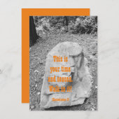 Schrift zur Förderung der Flachgrüßkarte (Vorne/Hinten)