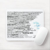 Schriftart 2 mousepad (Mit Mouse)