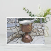 Schriftart bei der Taufe Einladung (Stehend Vorderseite)