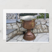 Schriftart bei der Taufe Einladung (Vorne/Hinten)