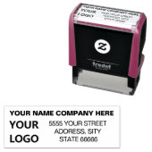 Schriftart-Briefmarke für den  mit dem Namen Ihrer Permastempel (Beispiel)