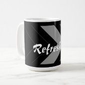 Schriftart Classic aktualisieren Benutzerdefiniert Kaffeetasse (Vorderseite Links)