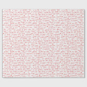 Schriftart der handgeschriebenen Liebe Geschenkpapier (Flach)