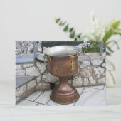 Schriftart der Taufe Einladung (Stehend Vorderseite)