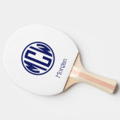 Schriftart DIY BG Tischtennis Schläger (Seitenansicht)