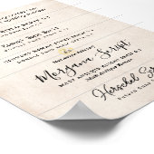 Schriftart für Einladungen im PDF-Download Poster (Ecke)