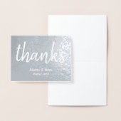 Schriftart-Hochzeitsgeschenk für Handwriting-Marke Folienkarte (Anzeige)