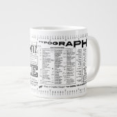 Schriftart Me Typografie ExtraBold Edition Jumbo-Tasse (Vorderseite Rechts)