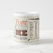 Schriftart Me Typografie FLOMMIST Edition Jumbo-Tasse (Vorderseite)