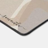 Schriftart Monogram mit modernen Bio Formen Schreibtischunterlage (Ecke)