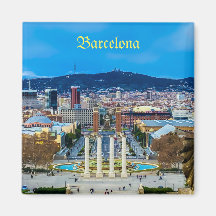 Schriftart Montjuic, Magnet in Barcelona