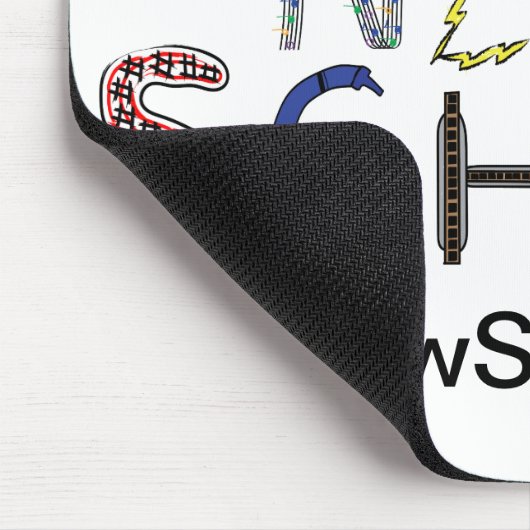 Schriftart Mouse Pad Mousepad (Ecke)