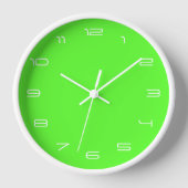 Schriftart Neon Green Clock für die Farbenanzahl a Uhr (Vorderseite)