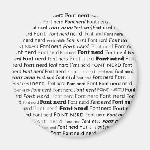 Schriftart Nerd Magnet