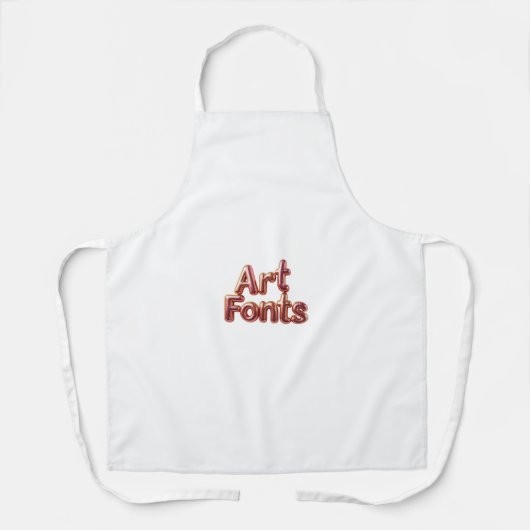 Schriftart Schürze (Vorderseite)