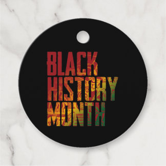 Schriftart Style Tricolor Black History Monat Geschenkanhänger