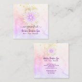 *~ Schriftart Test Morgana Schriftart Quadratische Visitenkarte (Vorne/Hinten)