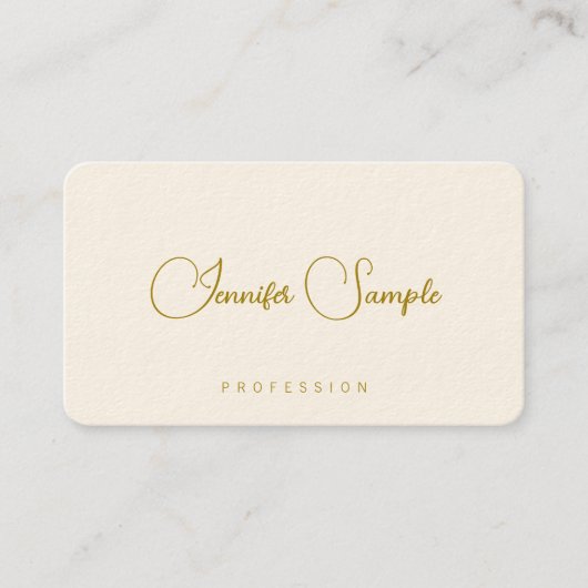 Schriftart-Vorlage Moderne Typografie Visitenkarte (Vorderseite)