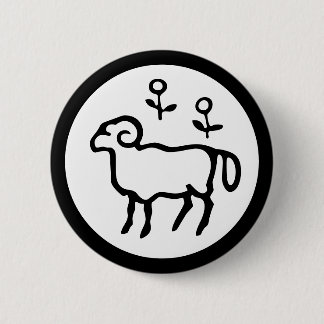 Schriftart Zodiac: ARIES + Ihre Farben und Ideen Button