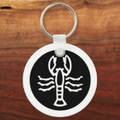 Schriftart Zodiac: CANCER + Ihre Farben und Ideen Schlüsselanhänger (Vorderseite)