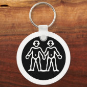 Schriftart Zodiac: GEMINI + Ihre Farben und Ideen Schlüsselanhänger (Vorderseite)