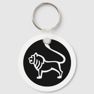 Schriftart Zodiac: LEO + Ihre Farben und Ideen Schlüsselanhänger