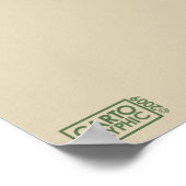 Schriftbild der Wasatch Front (Utah) Poster (Ecke)