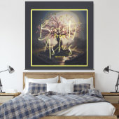 Schriftbilder 06-02 leinwanddruck (Insitu (Schlafzimmer))