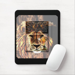 Schriftbilder: Der Erlass des Löwen 2D Mousepad